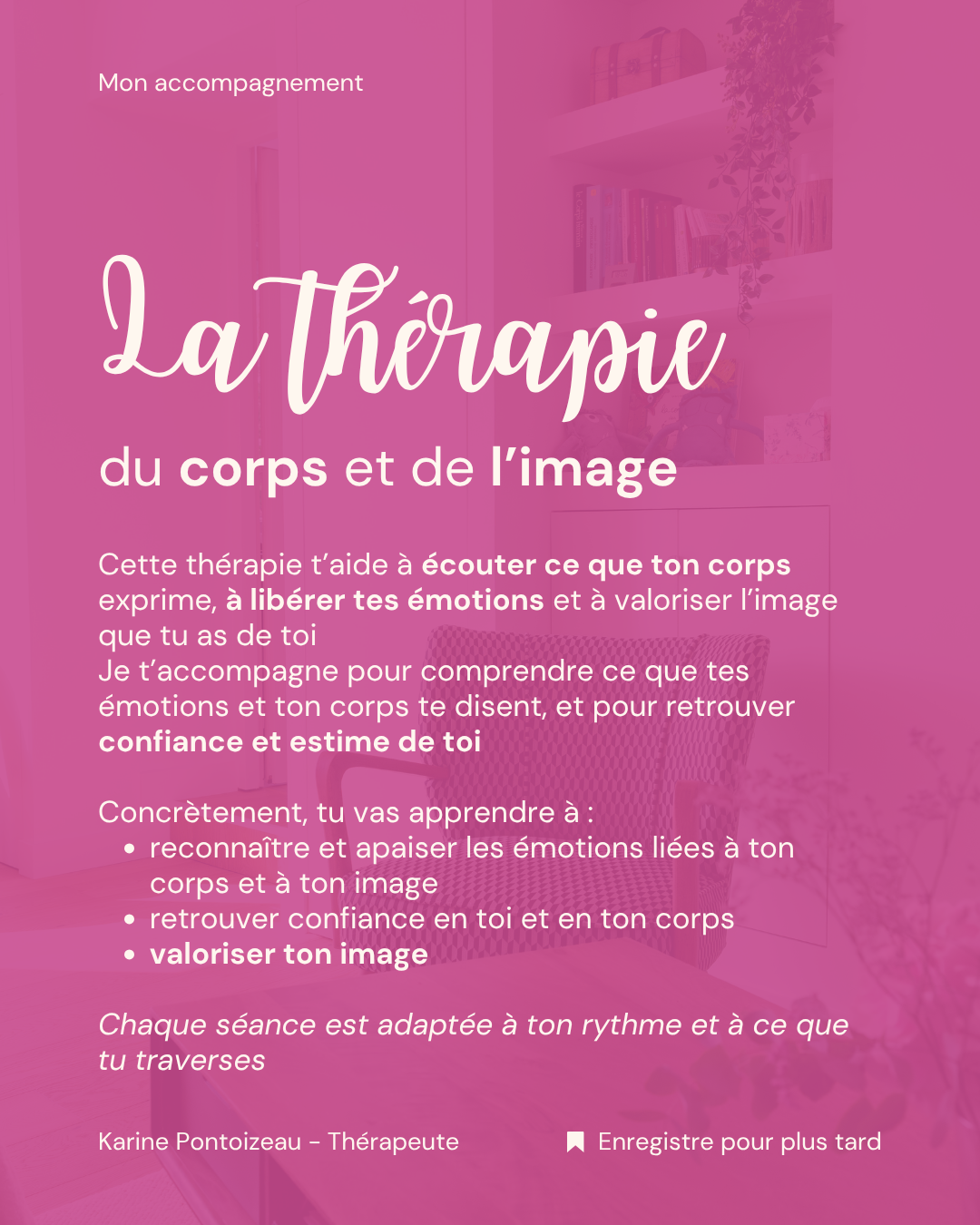 La thérapie du corps et de l'image