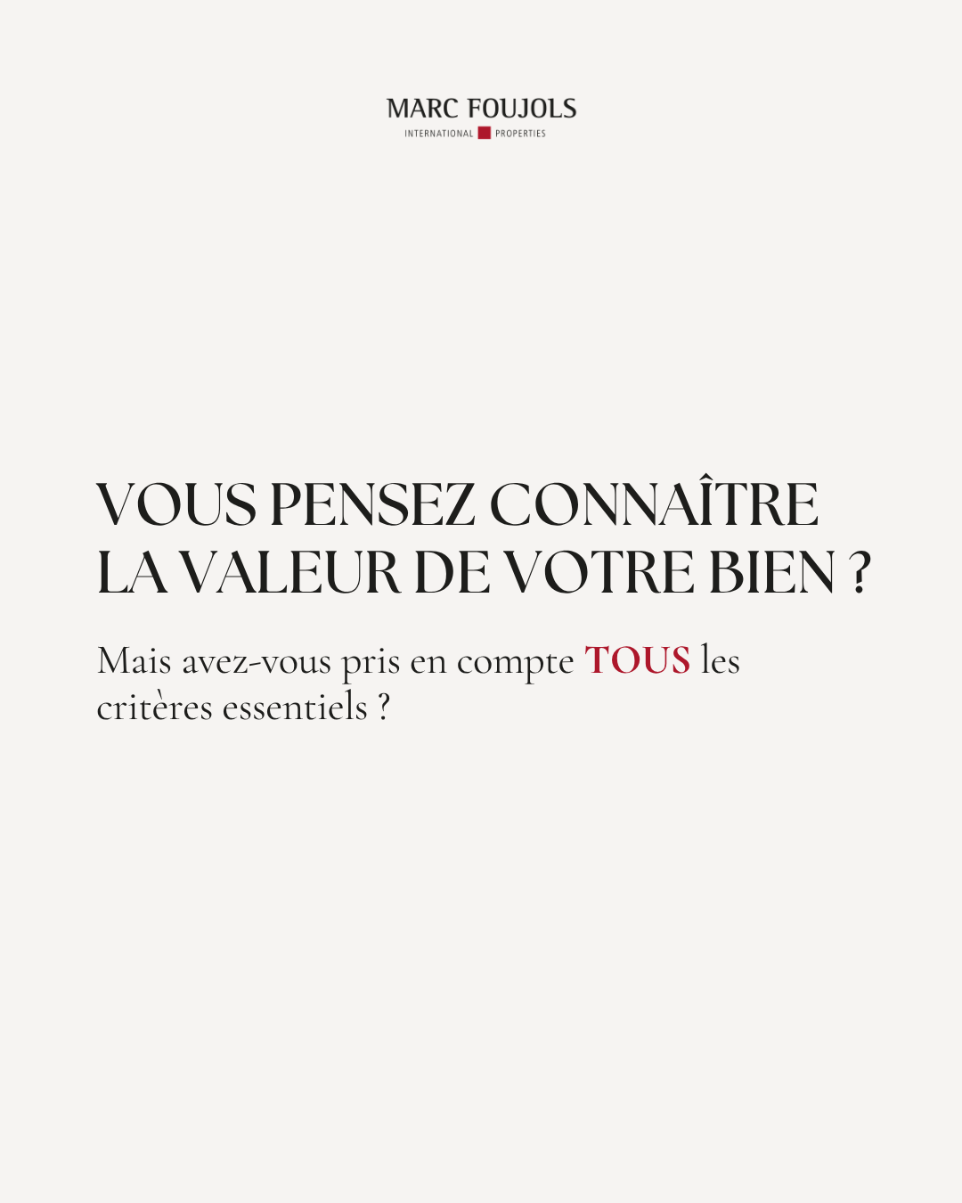 Mise en avant bien